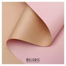 Бумага упаковочная "Крафт ламинированный", светло-розовый, 0,58 х 5 м