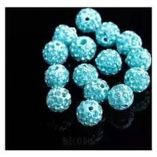 Бусина "ШАМБАЛА" 10мм (набор 15шт), цвет голубой