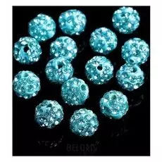 Бусина "Шамбала" 6мм (Набор 15шт), цвет голубой