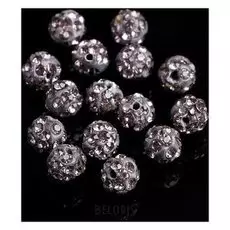 Бусина "ШАМБАЛА" 6мм (набор 15шт), цвет серебристый