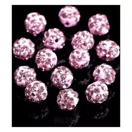 Бусина "ШАМБАЛА" 6мм (набор 15шт), цвет сиреневый