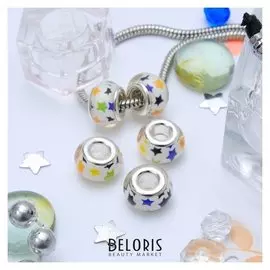 Бусина "Звездная", цветная