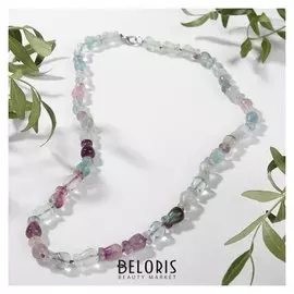 Бусы "Флюорит" фигурные, 50см