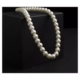 Бусы жемчуг "Невеста" бусины D= 1,5, цвет молочный, 40 см