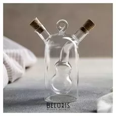 Бутыль «2 в 1» для соусов и масла «эмби», 100/20 мл