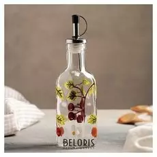 Бутыль для соусов и масла «Вишнёвый сад», 200 мл, 20×5 см