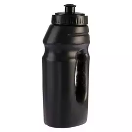 Бутылка для воды 700 мл, велосипедная, с ручкой, пластик Hdpe, черная, 9.5х22 см
