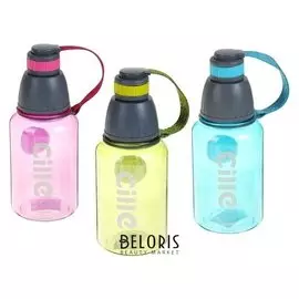 Бутылка для воды "Cille" с поильником в винтовой крышке, 900 мл, 9х23 см