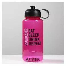 Бутылка для воды "Eat", 1200 мл