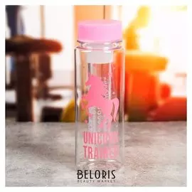 Бутылка для воды «Единорог», 500 мл