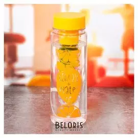 Бутылка для воды "Лимон+вода", 500 мл