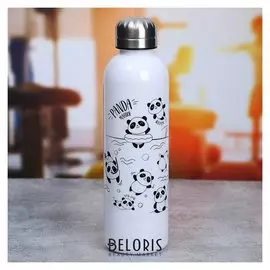 Бутылка для воды "Панда", 700 мл