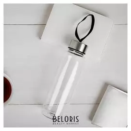 Бутылка для воды стекло, 400 мл