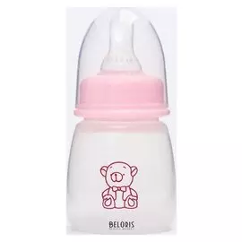 Бутылочка для кормления, 80 мл., цвет розовый