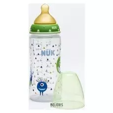 Бутылочка для кормления, соска латекс., 300 мл., средний поток, от 0 мес., разм. 1 М