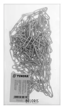 Цепь длиннозвенная Tundra Krep, DIN 763, диаметр 2 мм, сварная, оцинкованная, 5 м