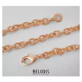 Цепь "Якорное плетение" с рисунком, цвет золото, ширина 5 мм, L=49,5 см