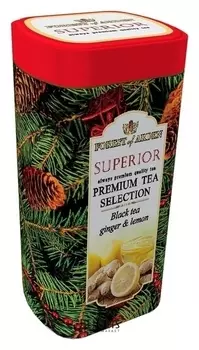 Чай черный Forest Of Arden "Супериор" листовой с имбирем и лимоном ж/б 100 г