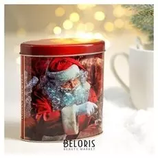 Чай черный лондон прайд "Дедушка мороз" листовой индийский байховый ж/б 100 г