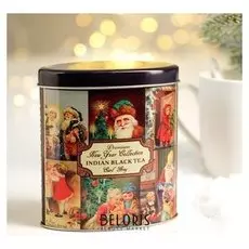 Чай черный лондон прайд "Новогодний с бергамотом" с ароматом цитрусовых ж/б 100 г