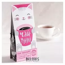 Чай чёрный «Чай-мурчай»: с каркаде и травами, 50 г