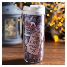 Чай чёрный «Теплых вечеров»: в термостакане 350 мл, лимон и мята, 20 г