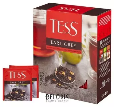 Чай Tess Эрл грей 100 пак/уп