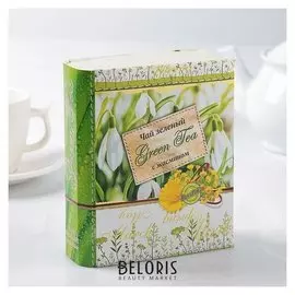 Чай зеленый книга " времена года" с жасмином