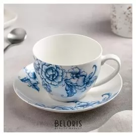 Чайная пара "Селена": чашка 280 мл, блюдце 15 см