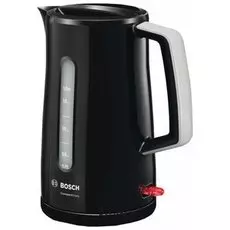 Чайник BOSCH TWK3A013, 1,7 л, 2400 Вт, закрытый нагревательный элемент, пластик, черный