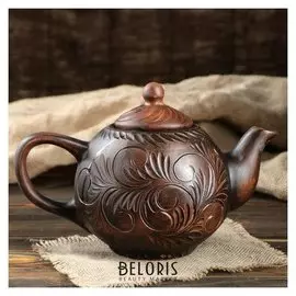 Чайник для заварки "Бархат", резка, 1 л