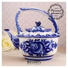 Чайник «Осень», 1,1 л, гжель