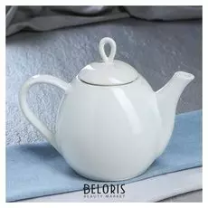 Чайник "Петелька" 0,8 л белый