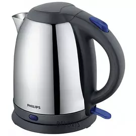 Чайник PHILIPS HD9306/02, 1,5 л, 1800 Вт, закрытый нагревательный элемент, сталь