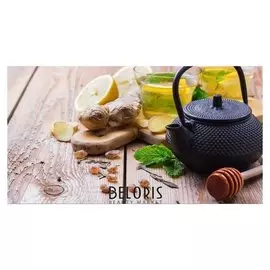 Чайник с ситом 300 мл "Восточная ночь", цвет черный, с эмалированным покрытием внутри