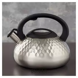 Чайник со свистком 3 л Galaxy, индукция, ручка Soft-touch