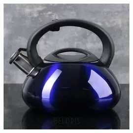 Чайник со свистком 3 л "Таун", цвет синий