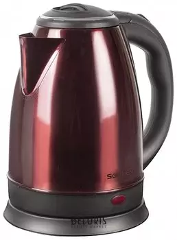 Чайник SONNEN KT-118С, 1,8 л, 1500 Вт, закрытый нагревательный элемент, нержавеющая сталь, кофейный