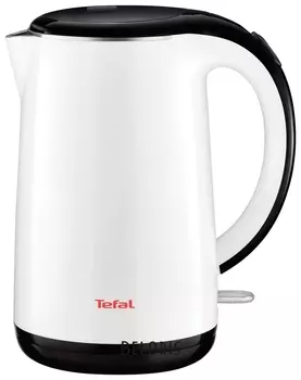 Чайник TEFAL KO260130, 1,7 л, 2150 Вт, закрытый нагревательный элемент, пластик, металл, белый