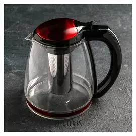 Чайник заварочный 2 л "Глянец", цвет красный