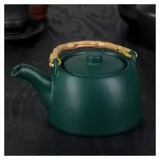 Чайник заварочный 500 мл "Шифу", с металлическим ситом, цвет зелёный