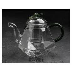 Чайник заварочный «Грин», 600 мл, со стеклянным ситом