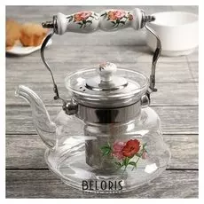 Чайник заварочный «Мари», 1 л, огнеупорный