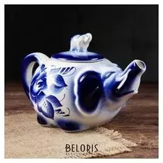 Чайник заварочный "Слоник", роспись, 1 л