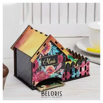 Чайный домик "Цветы", 10,5х12 см