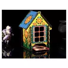 Чайный домик "Изба душевная", желтый