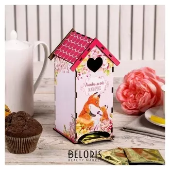 Чайный домик "Любимой мамочке", 20х8,6 см