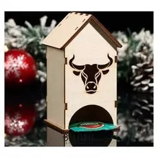 Чайный домик "Символ 2021. голова быка"