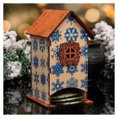 Чайный домик "Снежинки", 8,5х9х18см