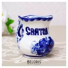 Чашка "Лебедь" (Святая вода), гжель